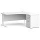 Maestro Corner Desk with Desk High Pedestal 